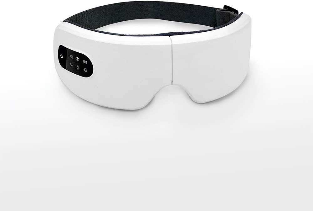 Belovedone Eye Mask with Bluetooth + Heat Wireless USB charging For Dark Circle Eye relax (With Heat + BT)