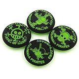 4 in 1 Analog Stick Joystick Rubber Silicone Cap Thumbstick Thumb Grip Cover Case Skin Joystick Grips for PS4 PS3 Xbox One Xbox 360 Controller (2# Green)