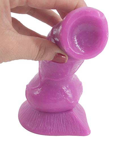 Flexible Dilatador Massager Plug for Trainer, Pink 7.3inch Lifelike Animals Dilló Didlo for Sex Women