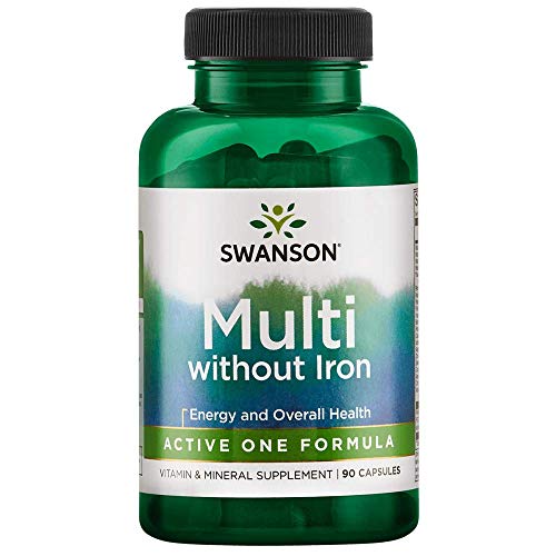 Swanson Active One Multivitamin Without Iron 90 Capsules