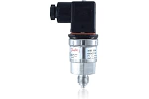Heavy Duty Pressure Transmitter Transducer (Range: 0-10 Bar / 0-145 Psi, Connection Size: G ¼) with 4-20mA for Industrial, Hy