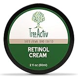 TreeActiv Retinol Cream, Anti-Aging Day & Night Cream, Deeply Hydrates and Targets Wrinkles & Fine Lines, Retinol, Hyaluronic Acid, Hydrovance, Provitamin B5, Jojoba Oil, Carrot Cells (2 fl oz)