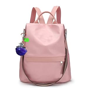 PAGWIN® Girls Fashion Backpack Cute Mini Leather Backpack Purse for Women (Black) PG-0033