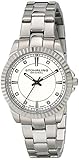 Stuhrling Original Women's 408LL.01 Symphony Swiss Quartz Swarovski Crystal-Accented Silver Dial Watch