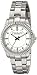 Stuhrling Original Women's 408LL.01 Symphony Swiss Quartz Swarovski Crystal-Accented Silver Dial Watch