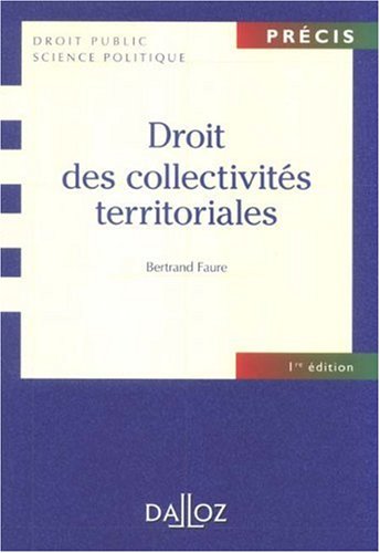 Droit des collectivités territoriales