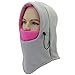 Miracu Lightweight Balaclava Windproof Ski Face Mask for Men, Women, Soft Warm Fleece Ear-Flap Winter Hat/Hood for Outdoor Sports