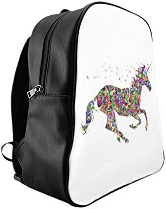 Sparkly Unicorn School Backpack for Girls (Large)