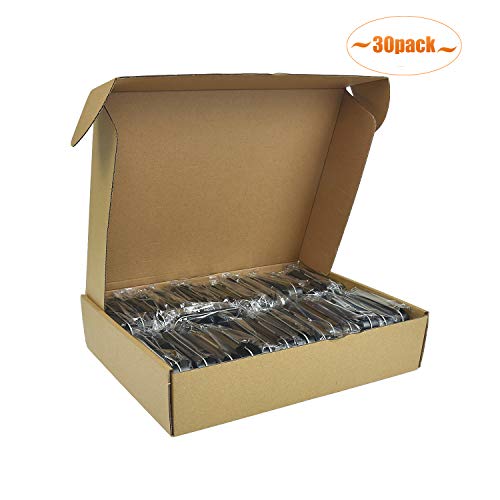 Aybloom Metal Rectangular Empty Hinged Tins - 30 Pack Black Mini Portable Box Containers Small Storage Kit & Home Organizer - Thumbnail 6