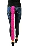 Sheicon Soft Ostrich feather Dress Up Tail Colorful Monkey Tail For Cosplay