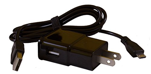 ReadyPlug® Wall Charger for Verizon Wireless Ellipsis 7 - USB Charging Cable (Black)