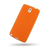 Samsung Galaxy Note 3 Luxury Silicone Case - SM-N900T (For T-mobile Samsung Galaxy Note 3) (Orange) by Pdair