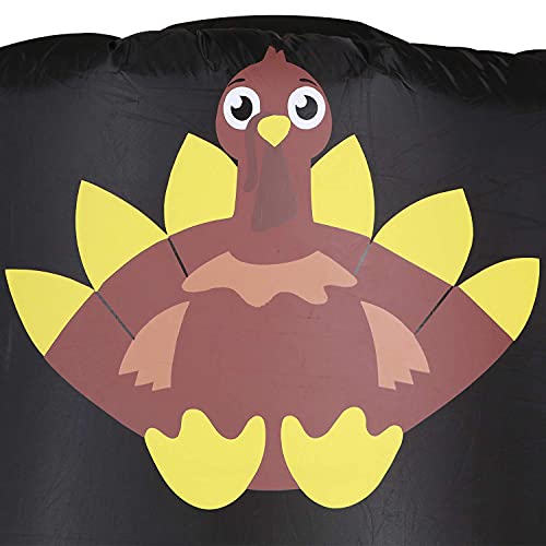 Holidayana Thanksgiving Pilgrim Hat Inflatable 6 Ft Tall Thanksgiving