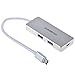 ABLEGRID® Premium Aluminum 2 USB 3.0 Port Type C Hub Sync Data 5Gbps Charger for Macbook