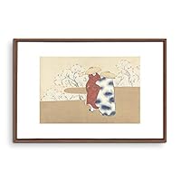 Framed Canvas Wall Art Japanese Style Canvas Prints Home Artwork Decoration for Living Room,Bedroom - 16x24 inches