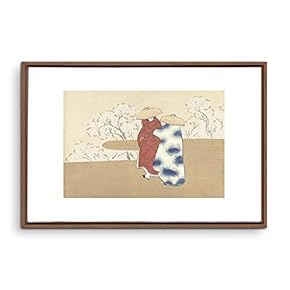 Framed Canvas Wall Art Japanese Style Canvas Prints Home Artwork Decoration for Living Room,Bedroom - 16x24 inches