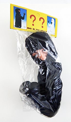 Vintage 1980's Sylvester Stallone Black Ninja Boxer Punching Boxing Puppet