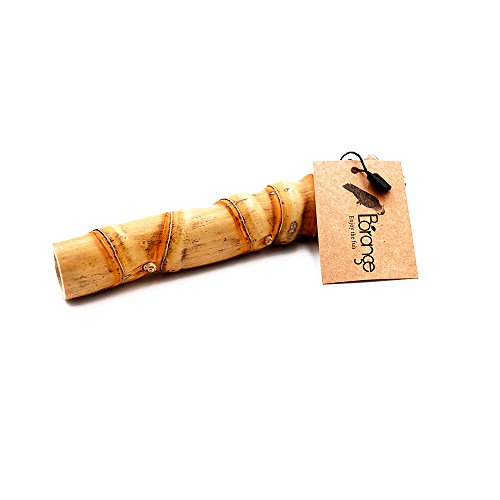 Borange Parrot Perches Bird Natural Bamboo Stand Natures Perch for Small birds Parakeet Conure Cockatiel Budgie (15cm/6inch) - Thumbnail 4