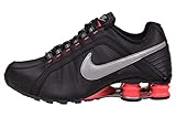 Nike Women's WMNS Shox Junior, BLACK/METALLIC SILVER-DARK GREY-HYPER PUNCH