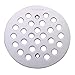 TRUSTMI 4 1/4-inch Screw-in Shower Drain Grate Replacement Cover, Chrome, Also Oil Rubbed Bronze and Brushed Nickel for Choose