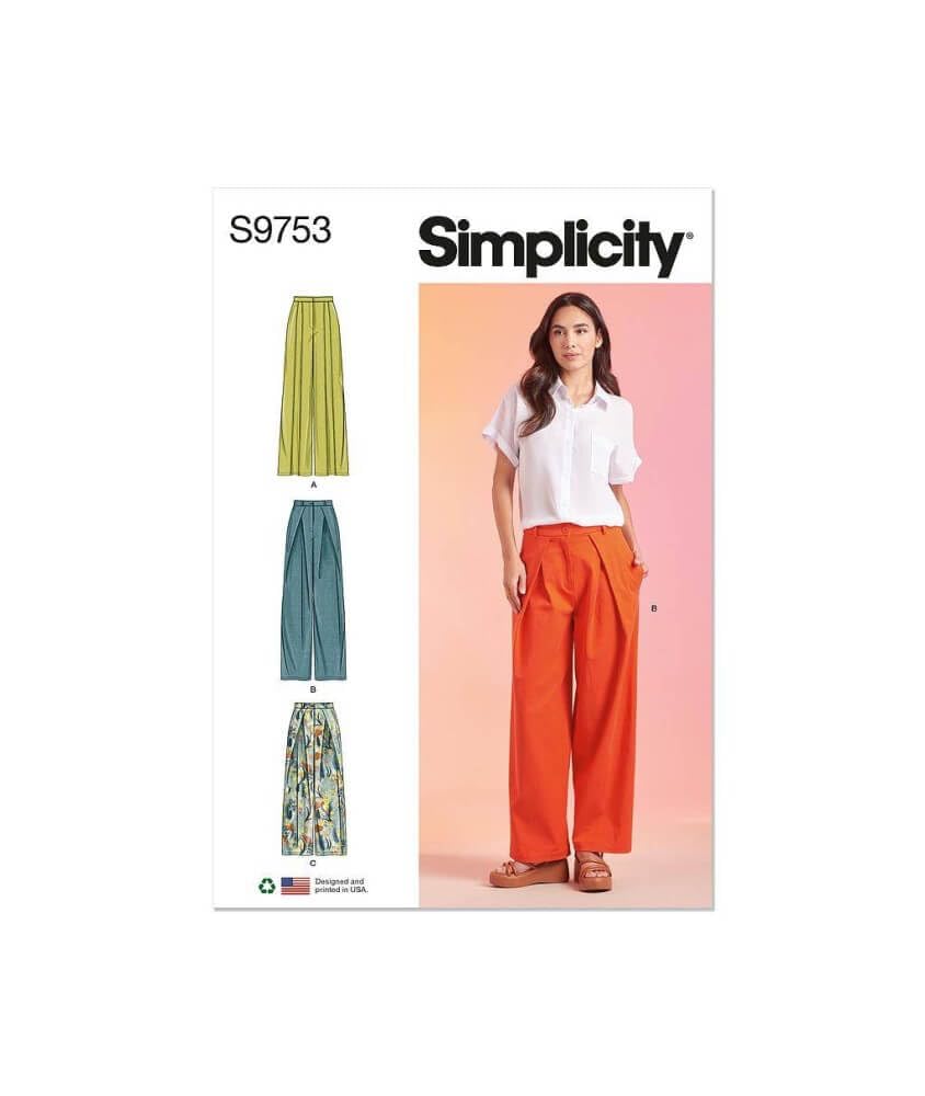 SIMPLICITY SS9753R5 Misses' Trousers R5 (14-16-18-20-22)