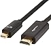 Amazon Basics Mini DisplayPort to HDMI Cable 1080p, 10 Feet, Pack of 10, Black