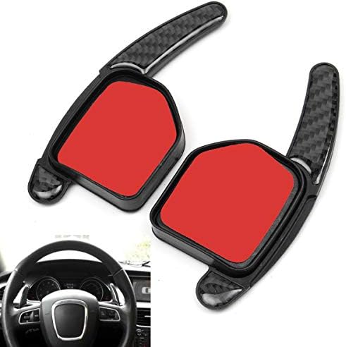 Sinchi Kuzo 2pcs Carbon Fibre Paddle Shift Extensions Steering Wheel Shifters Gear P4cf for Audi A1 A3 A4 A5 A6 Q7 R8 TT TTS S4