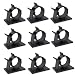50 Pcs Black Clips Viaky Self Adhesive Backed Nylon Wire Adjustable Cable Clips Adhesive Cable Management Drop Wire Holder(50pcs-b)