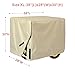 Porch Shield Waterproof Universal Generator Cover 38 x 28 x 30 inch, for Most Generators 5500-15000 Watt, Light Tan
