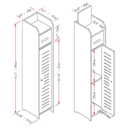 6 ShengShi+Bathroom+Cabinet+White