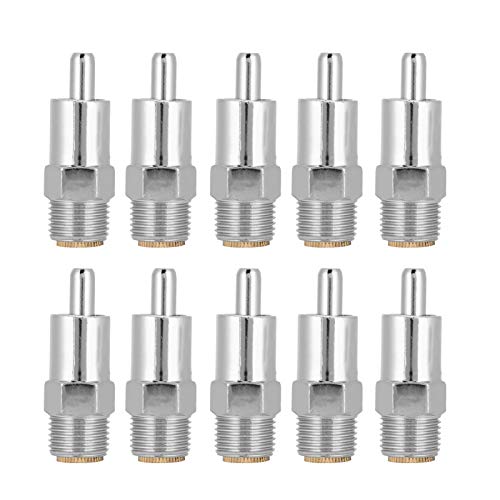 Geflügeltränke, 10 Stück/Set Edelstahl Schwein Automatische Tränke Geflügel Rundmund Nippel Trinker für Nagetiere…