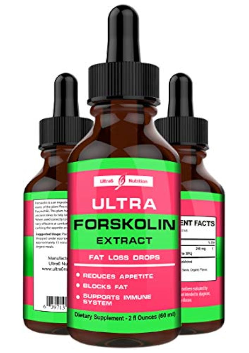Fat Burners Ultra Forskolin Extract Weight Loss Drops
