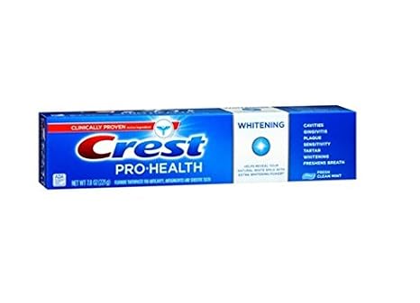 Crest Pro-health whitening fluoride toothpaste (037000195238)