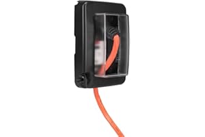 Intermatic WP6000BL Low-Profile In-Use Weatherproof Cover, Black - Durable Outdoor Outlet Protection | Expandable Design | Easy Installation