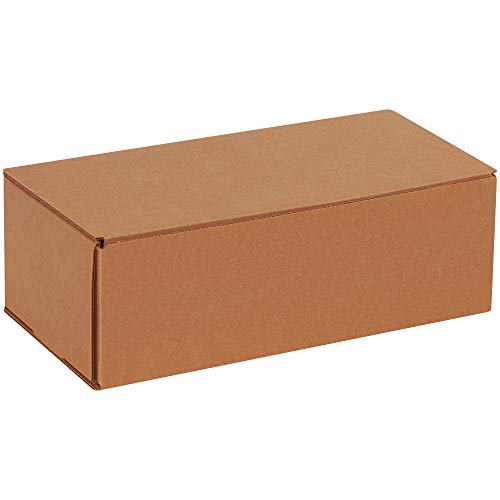 BOX USA BM1264K Corrugated Mailers, 12" x 6" x 4", Kraft (Pack of 50)