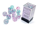 Chessex Nebula Dice Block 16mm d6 Wisteria with