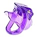 FeiGu Male Chastity Devices Locked Cage,Purple Biosourced Resin Ergonomic Design Sex Toy with 4 Rings,Adjustable Comfortable Cock Cage for Men Penis Exercise with Locks and Keys 256