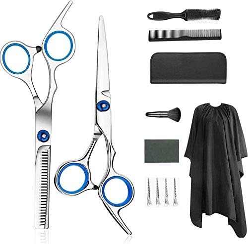 ギフ包装大好評 ホームはさみプロのヘアカットはさみセット12ピースのヘアカットはさみ理髪はさみセット美容院セットヘアカットはさみセット 即日出荷