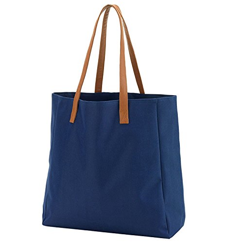 Personalized Navy High Fashion Tote Bag