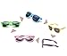 Neon Colors Party Favor Supplies Unisex Sunglasses Pack of 8 for Kids (8 Pack Mix)