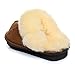 Warmie Australian Sheepskin Super Thick Premium Sheepskin Slippers | Durable & Extra Fluffy (US 8, Chestnut)