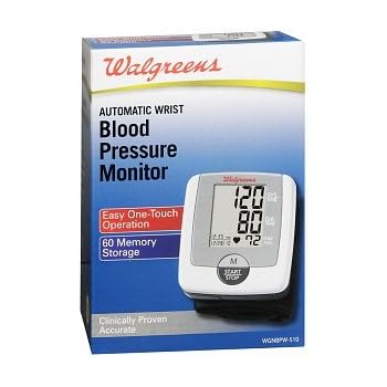 Amazon.com: Walgreens Wrist Automatic Blood Pressure Monitor, 1 ea