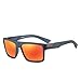 DUBERY Mens Sport Polarized Sunglasses Outdoor Riding Square Windproof Eyewear D918