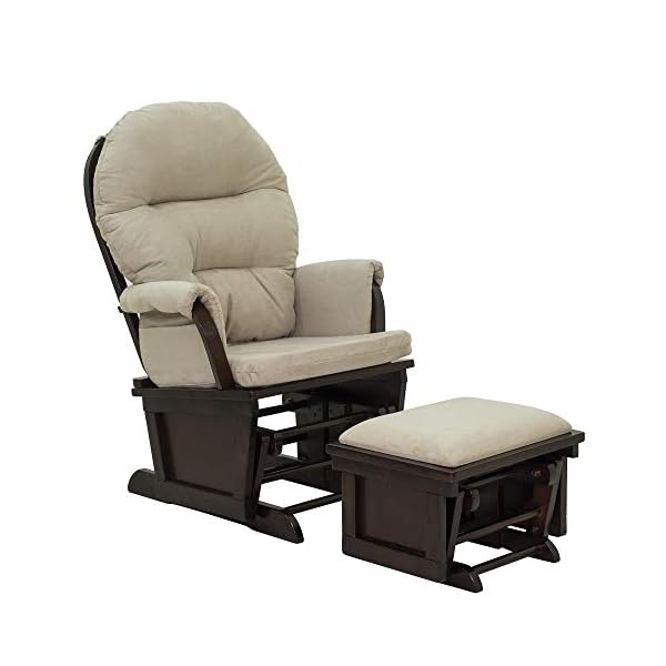 white nursery glider