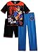 WWE Boys Jonh Cena Hustle, Loyalty, Respect Pajama Set, 3 Piece, Size 10/12