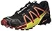 Salomon Men's XA Pro 3D Trail Running Shoes, Black/Magnet/Red Dahlia, 11.5 D US