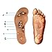 STCORPS7 Slim Fast Acupressure Slimming Insoles Pad Foot Massager Magnetic Massage Insole Foot Cushion Therapy Weight Loss 27cm (Man)