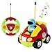SGILE RC Police Race Car Train Toy for Kids Birthday Gift Present, Remote Control with Light Music Radio for Toddlers Preschooler Baby Kids Child, Red