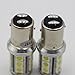 2-Pack 1157 BAY15D 1016 1034 7528 2057 Extremely Bright White LED Light 300Lums,12V-DC AMAZENAR Imported 5050 Chips 18 SMD 2357 Base Car Replacement For Tail Reverse BackUp Bulb Brake Light Lamps