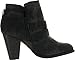 Forever Women's Buckle Strap Block Heel Ankle Booties